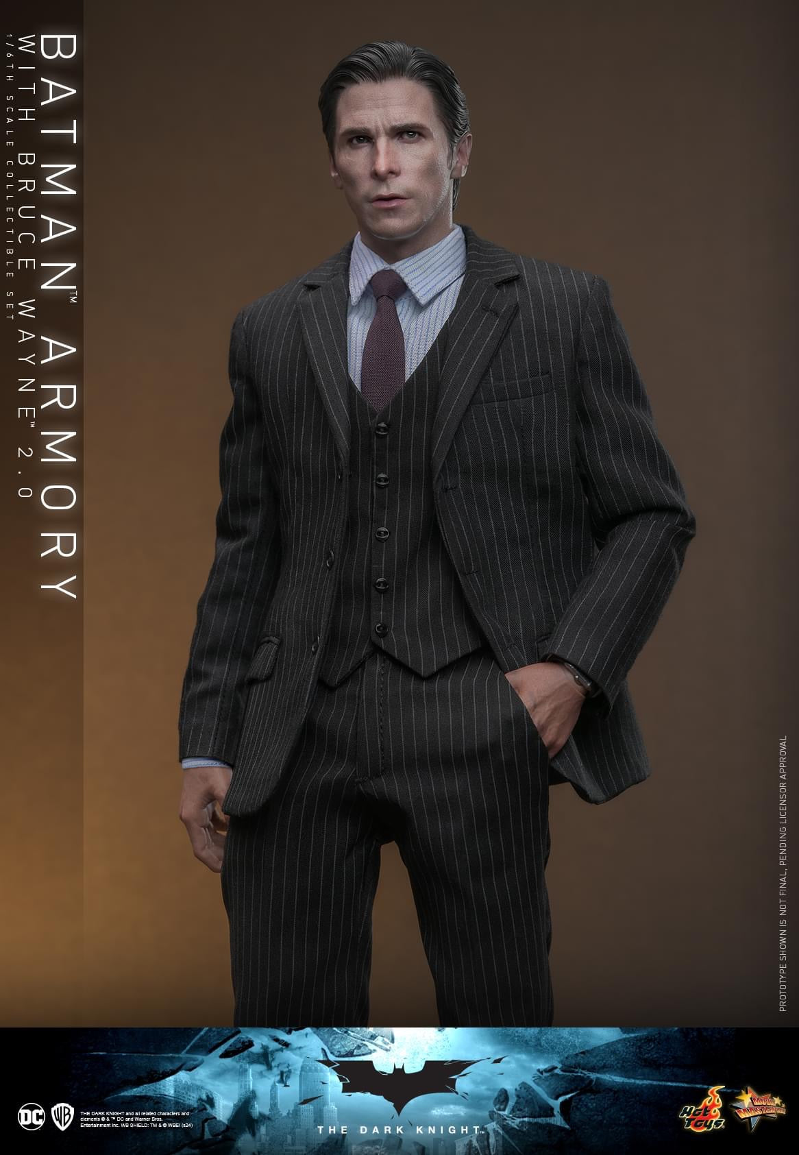 Preventa Figura Batman Armory con Bruce Wayne (2.0) - The Dark Knight marca Hot Toys MMS750 escala 1/6