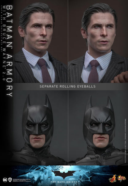 Preventa Figura Batman Armory con Bruce Wayne (2.0) - The Dark Knight marca Hot Toys MMS750 escala 1/6