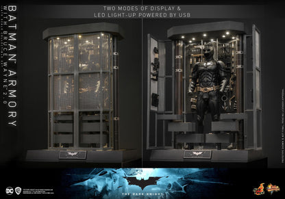 Preventa Figura Batman Armory con Bruce Wayne (2.0) - The Dark Knight marca Hot Toys MMS750 escala 1/6