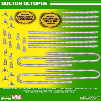 Preventa Figura Doctor Octopus - Marvel Comics One:12 Collective marca Mezco Toyz 76257 escala pequeña 1/12