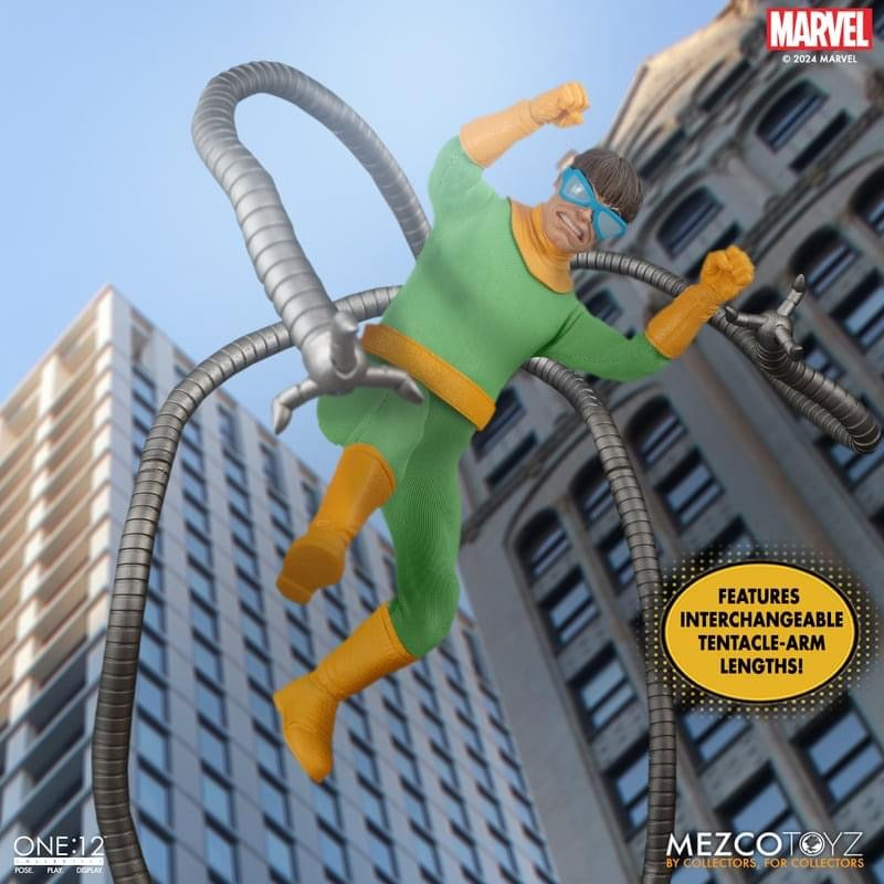 Preventa Figura Doctor Octopus - Marvel Comics One:12 Collective marca Mezco Toyz 76257 escala pequeña 1/12