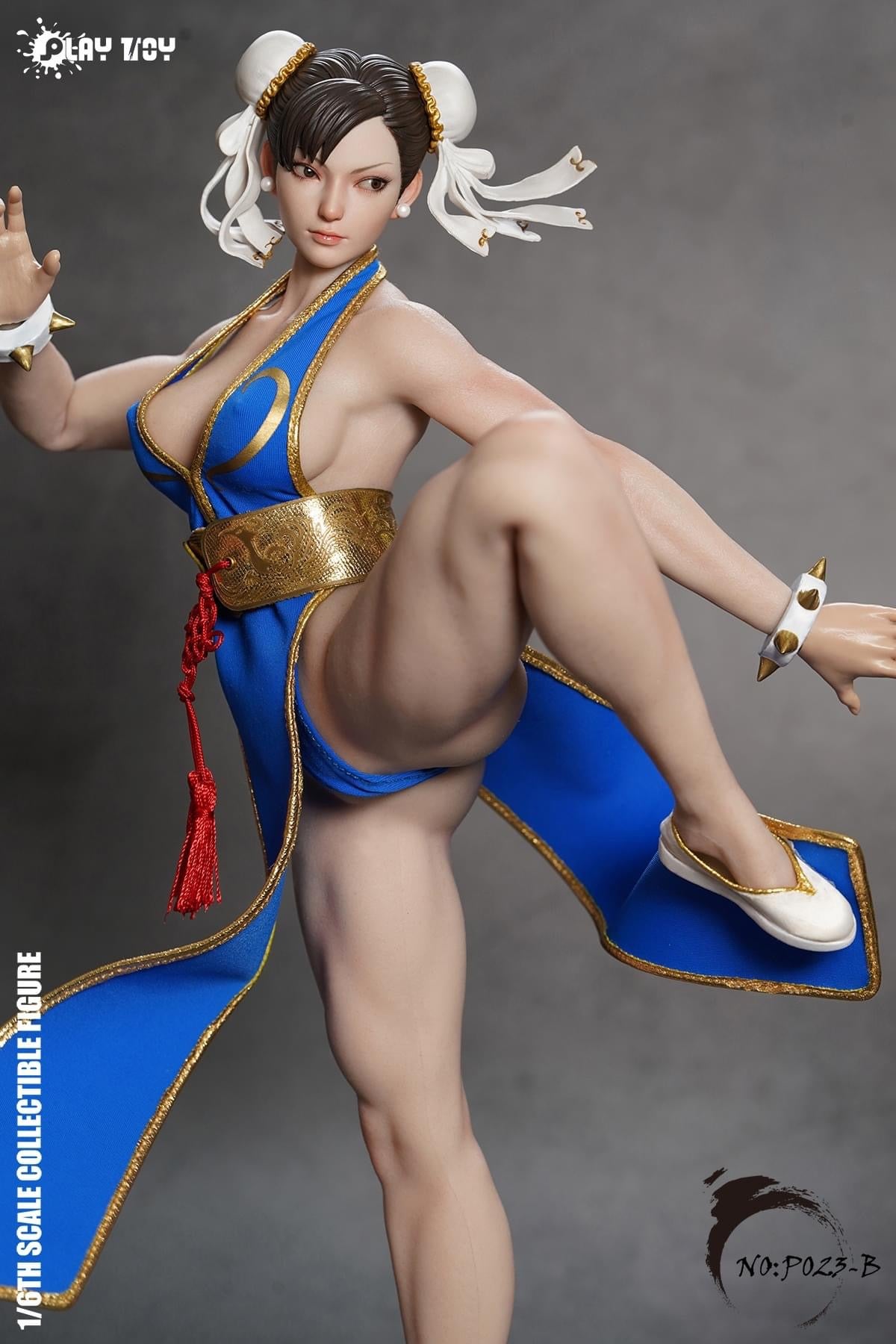 Preventa Figura Combat Goddess (Blue version) marca Play Toy P023B escala 1/6