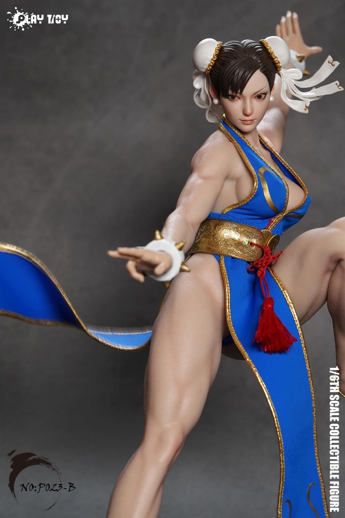 Preventa Figura Combat Goddess (Blue version) marca Play Toy P023B escala 1/6