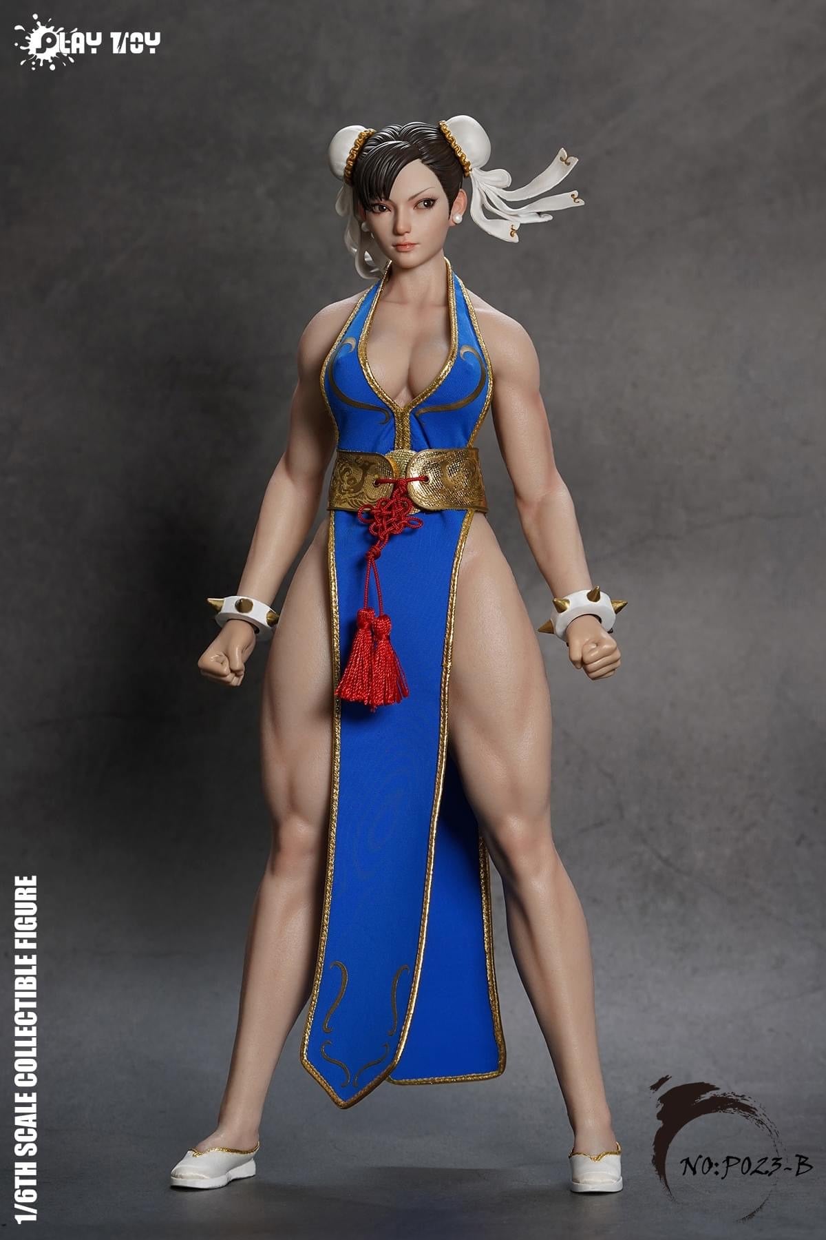 Preventa Figura Combat Goddess (Blue version) marca Play Toy P023B escala 1/6