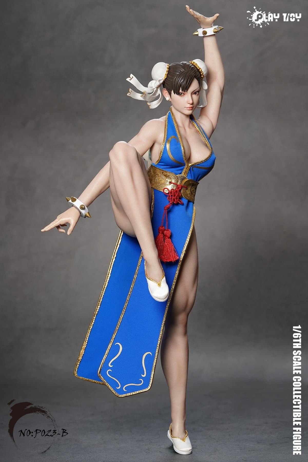 Preventa Figura Combat Goddess (Blue version) marca Play Toy P023B escala 1/6