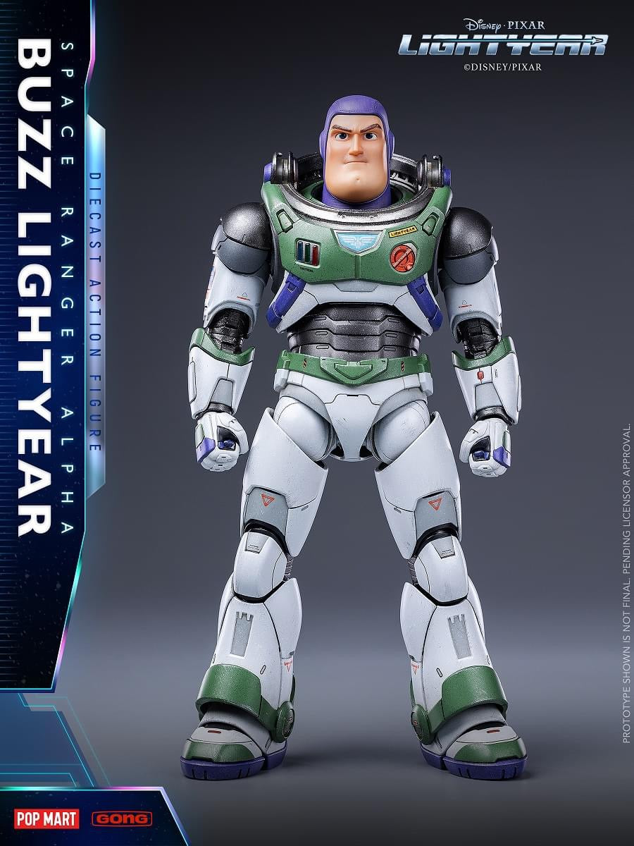 Pedido Figura Space Ranger Alpha Buzz Lightyear (DIECAST) - Lightyear marca Pop Mart x Gong Studio (22.3 cm) (relanzamiento)