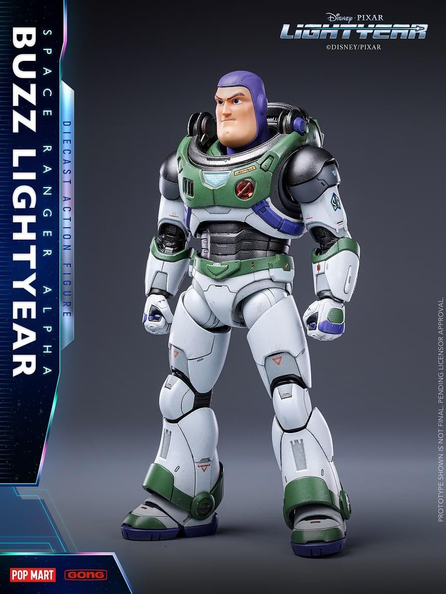 Pedido Figura Space Ranger Alpha Buzz Lightyear (DIECAST) - Lightyear marca Pop Mart x Gong Studio (22.3 cm) (relanzamiento)