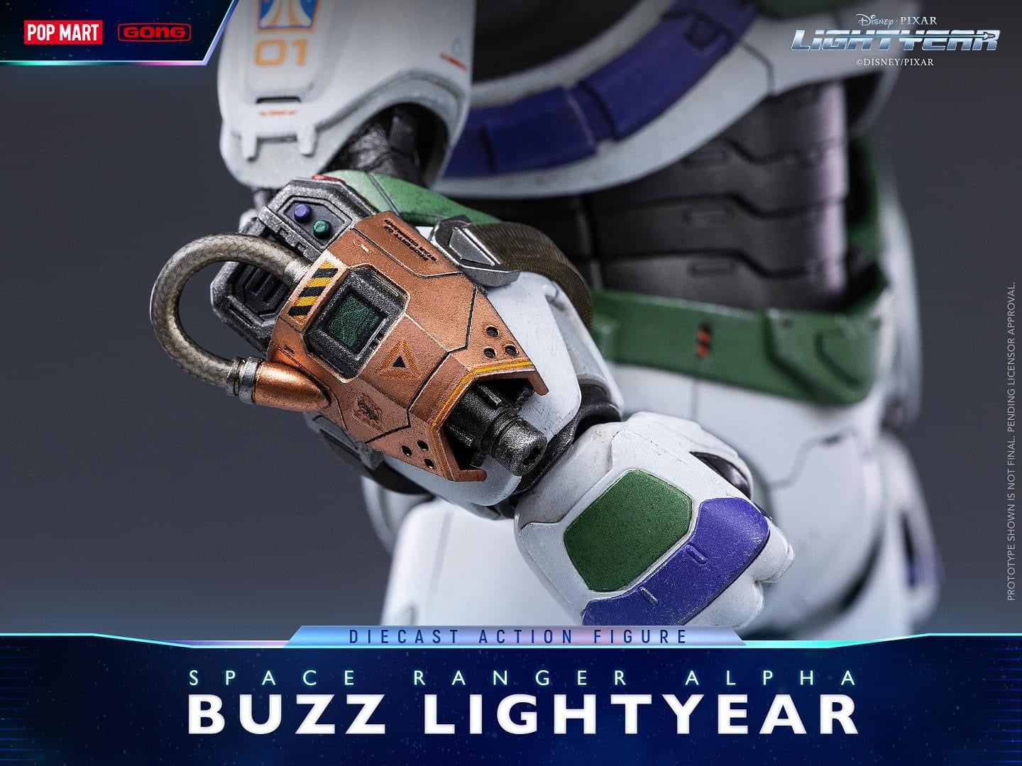 Pedido Figura Space Ranger Alpha Buzz Lightyear (DIECAST) - Lightyear marca Pop Mart x Gong Studio (22.3 cm) (relanzamiento)