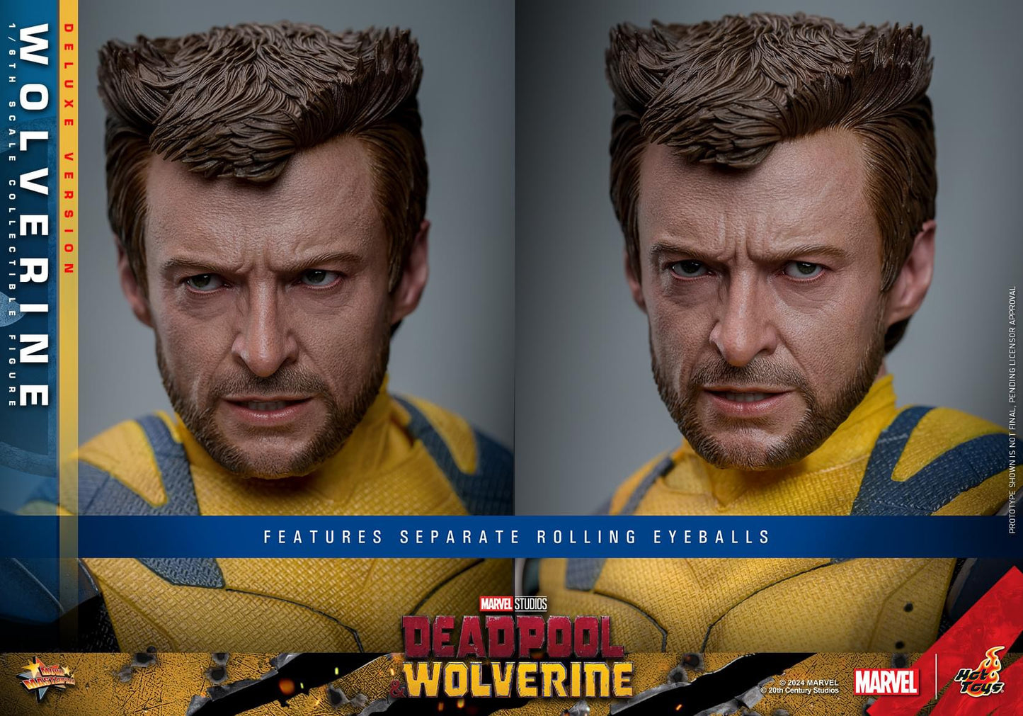 Preventa Figura Wolverine (Deluxe version) - Deadpool & Wolverine marca Hot Toys MMS754 escala 1/6