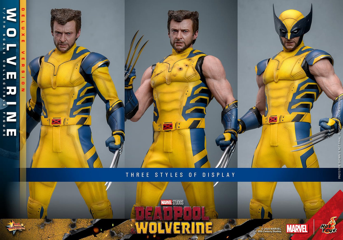 Preventa Figura Wolverine (Deluxe version) - Deadpool & Wolverine marca Hot Toys MMS754 escala 1/6