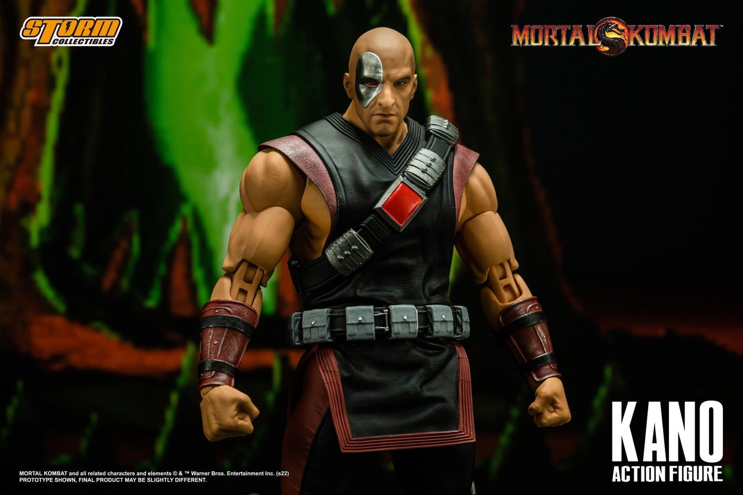 [EN STOCK] Figura Kano - Mortal Kombat marca Storm Collectibles escala 1/12