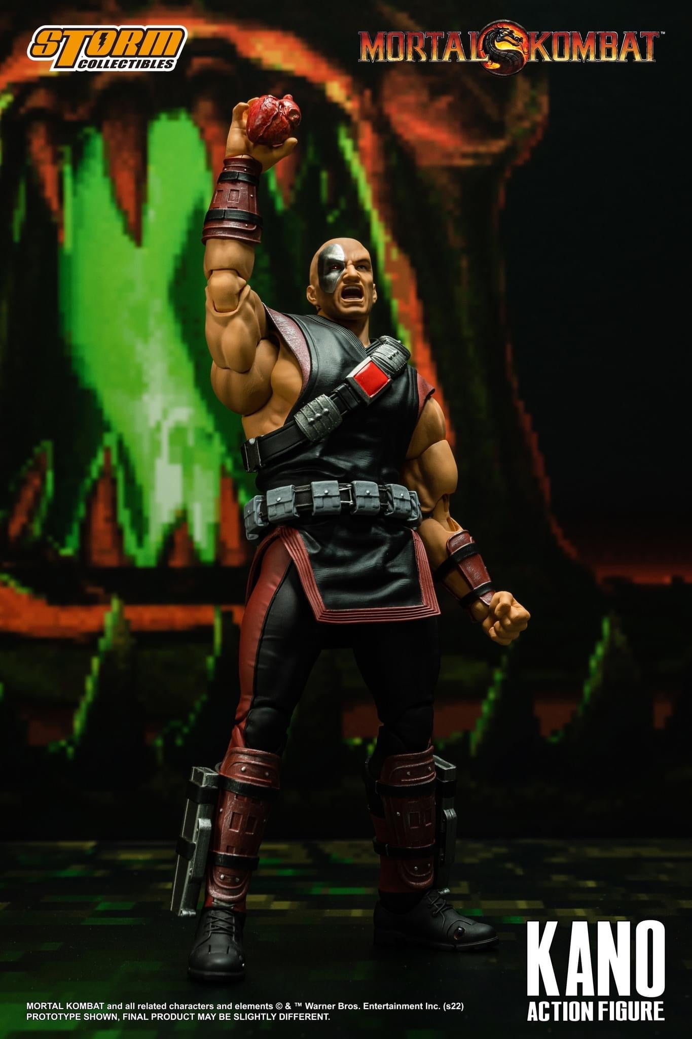 [EN STOCK] Figura Kano - Mortal Kombat marca Storm Collectibles escala 1/12