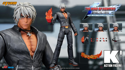 Preventa Figura K' - The King of Fighters 2002 Unlimited Match marca Storm Collectibles SKKF0 escala pequeña 1/12