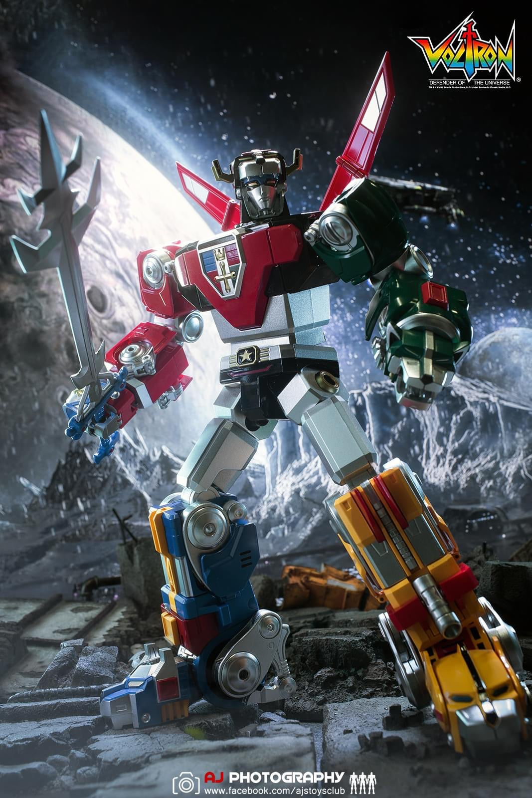 Pedido Figura ROBO-DOU Voltron - Voltron: Defender of the Universe marca Threezero 3Z0205 (27 cm)