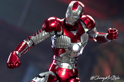 Pedido Figura DLX Iron Man Mark 5 - Avengers: The Infinity Saga marca Threezero 3Z0254 escala pequeña 1/12