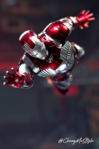 Pedido Figura DLX Iron Man Mark 5 - Avengers: The Infinity Saga marca Threezero 3Z0254 escala pequeña 1/12