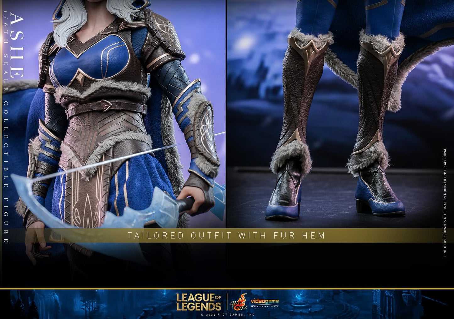 Preventa Figura Ashe - League of Legends marca Hot Toys VGM60 escala 1/6