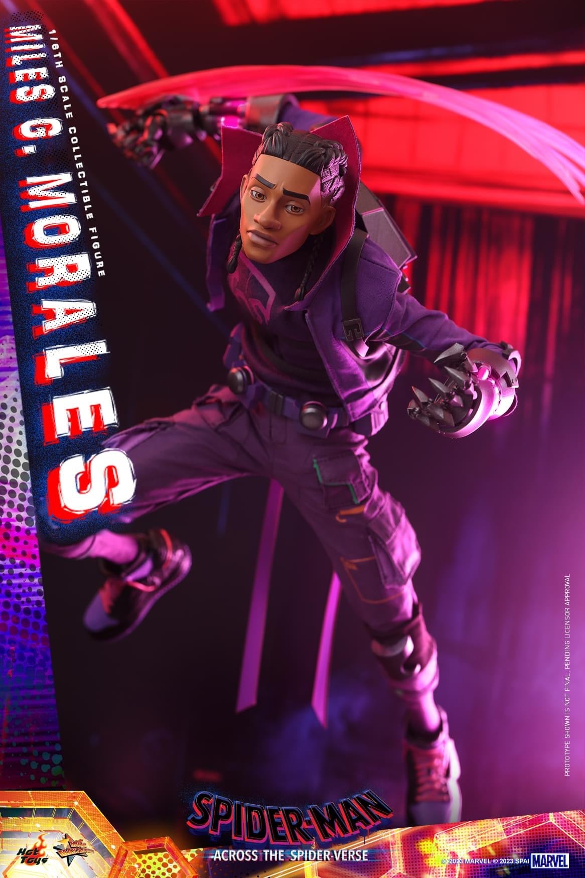 Preventa Figura MILES G. MORALES - Spider-Man: Across the Spider-Verse marca Hot Toys MMS725 escala 1/6