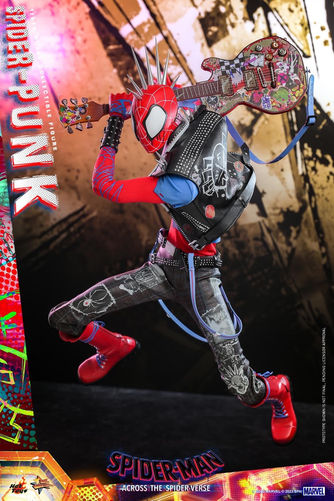 Preventa Figura SPIDER-PUNK - Spider-Man: Across the Spider-Verse marca Hot Toys MMS726 escala 1/6