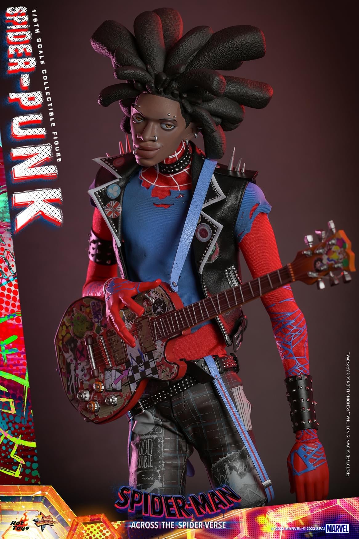 Preventa Figura SPIDER-PUNK - Spider-Man: Across the Spider-Verse marca Hot Toys MMS726 escala 1/6