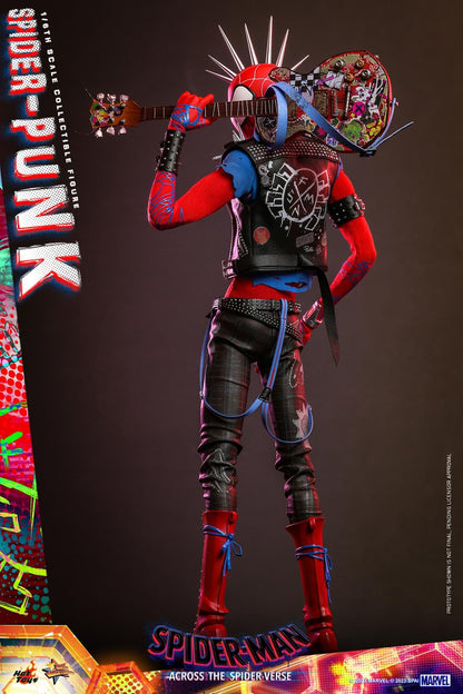 Preventa Figura SPIDER-PUNK - Spider-Man: Across the Spider-Verse marca Hot Toys MMS726 escala 1/6