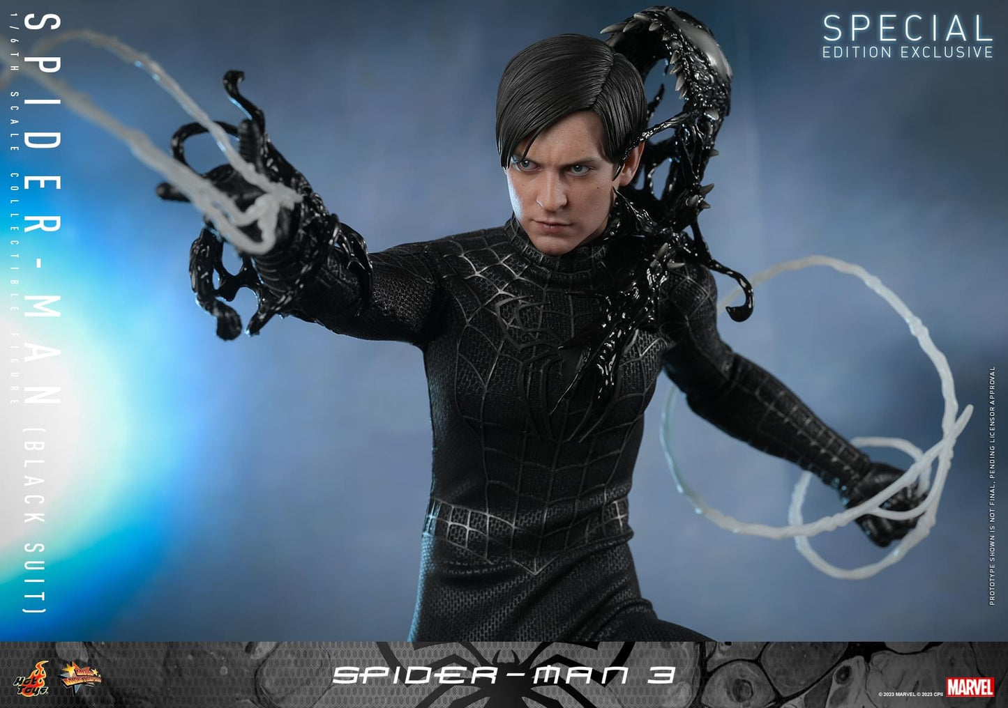 Preventa Figura SPIDER-MAN (Black Suit) - Spider-Man 3 marca Hot Toys MMS727 escala 1/6