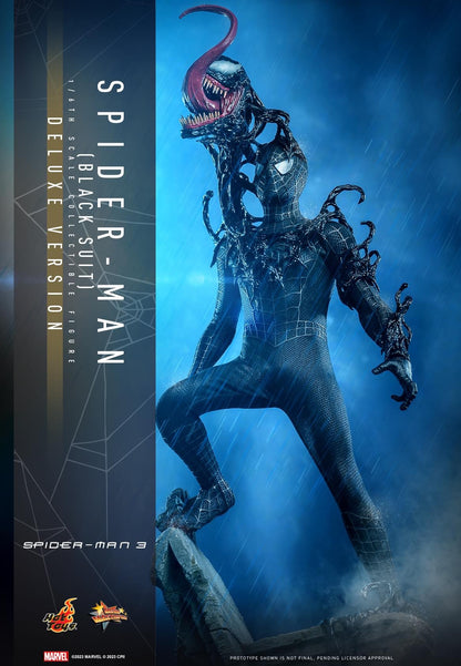 Preventa Figura SPIDER-MAN (Black Suit) (Deluxe Edition) - Spider-Man 3 marca Hot Toys MMS728 escala 1/6