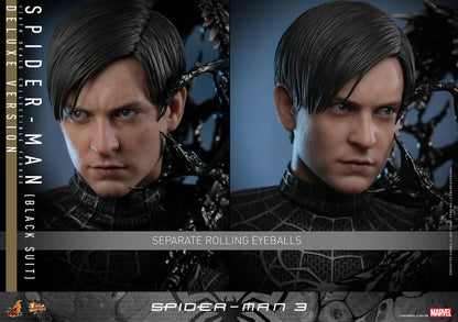 Preventa Figura SPIDER-MAN (Black Suit) (Deluxe Edition) - Spider-Man 3 marca Hot Toys MMS728 escala 1/6