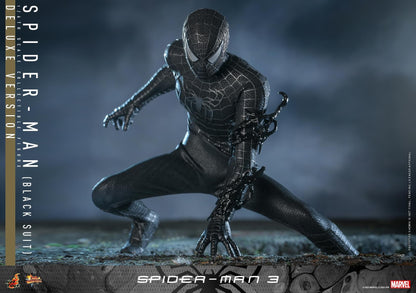 Preventa Figura SPIDER-MAN (Black Suit) (Deluxe Edition) - Spider-Man 3 marca Hot Toys MMS728 escala 1/6