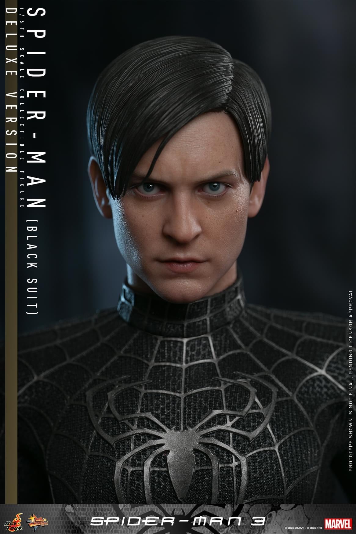 Preventa Figura SPIDER-MAN (Black Suit) (Deluxe Edition) - Spider-Man 3 marca Hot Toys MMS728 escala 1/6