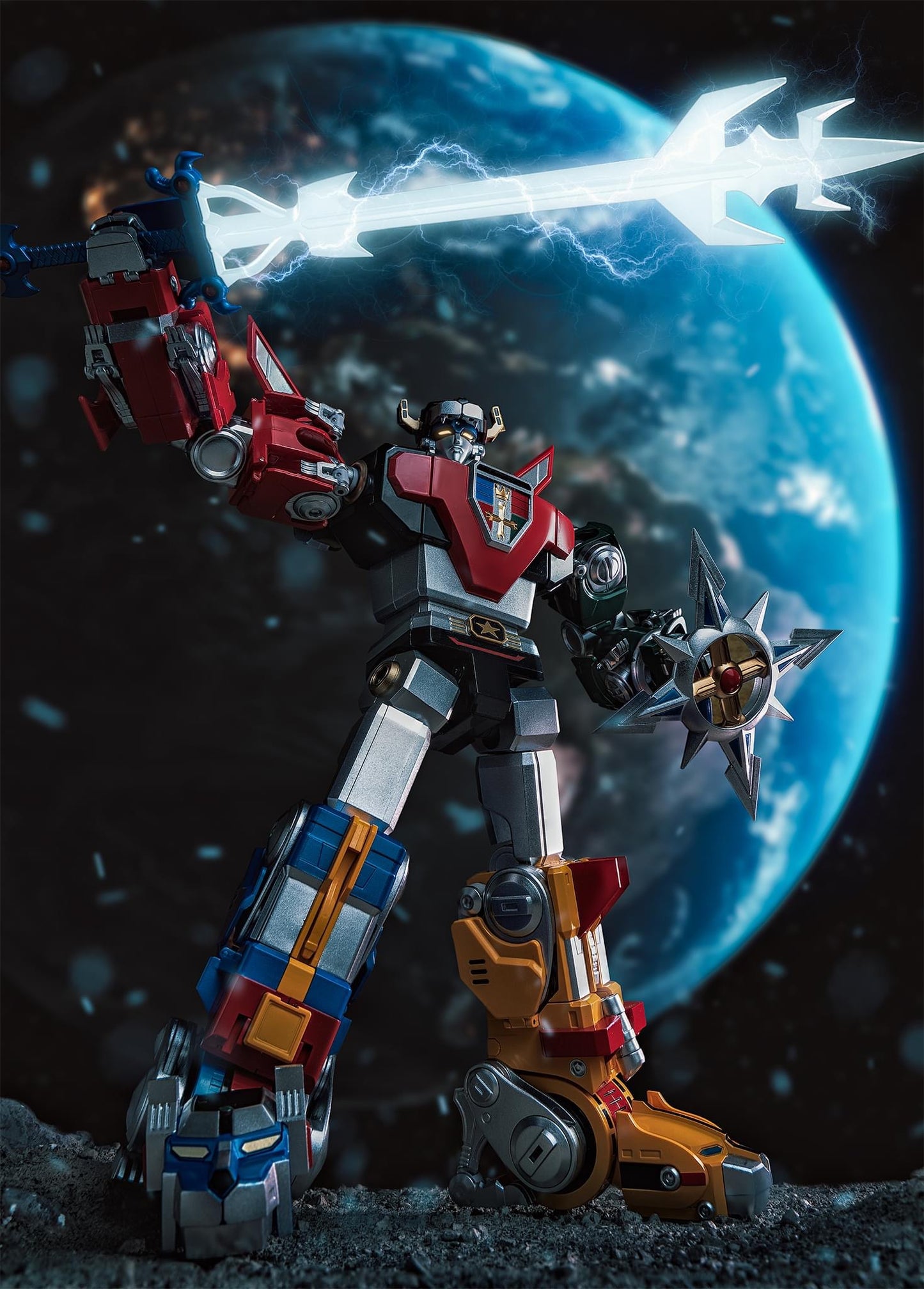 Pedido Figura ROBO-DOU Voltron - Voltron: Defender of the Universe marca Threezero 3Z0205 (27 cm)