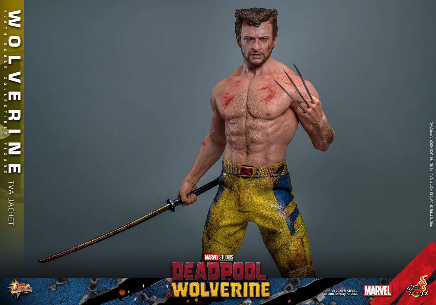 Preventa Figura Wolverine (TVA Jacket version) - Deadpool & Wolverine marca Hot Toys MMS756 escala 1/6