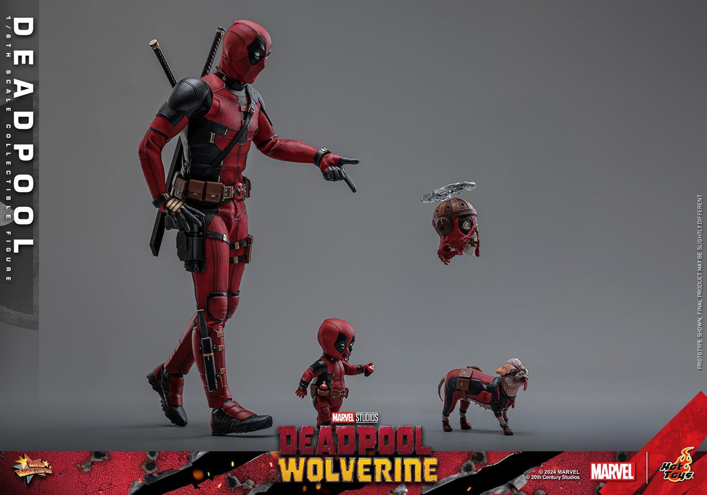 Preventa Figura Deadpool - Deadpool & Wolverine marca Hot Toys MMS746 escala 1/6