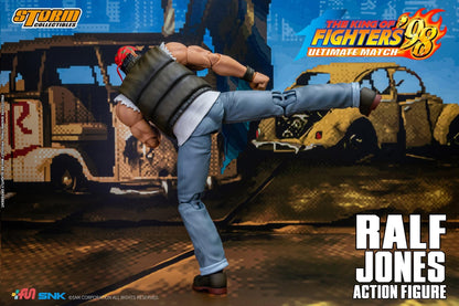 Preventa Figura Ralf Jones - The King of Fighters '98 Unlimited Match marca Storm Collectibles SKKF14 escala pequeña 1/12