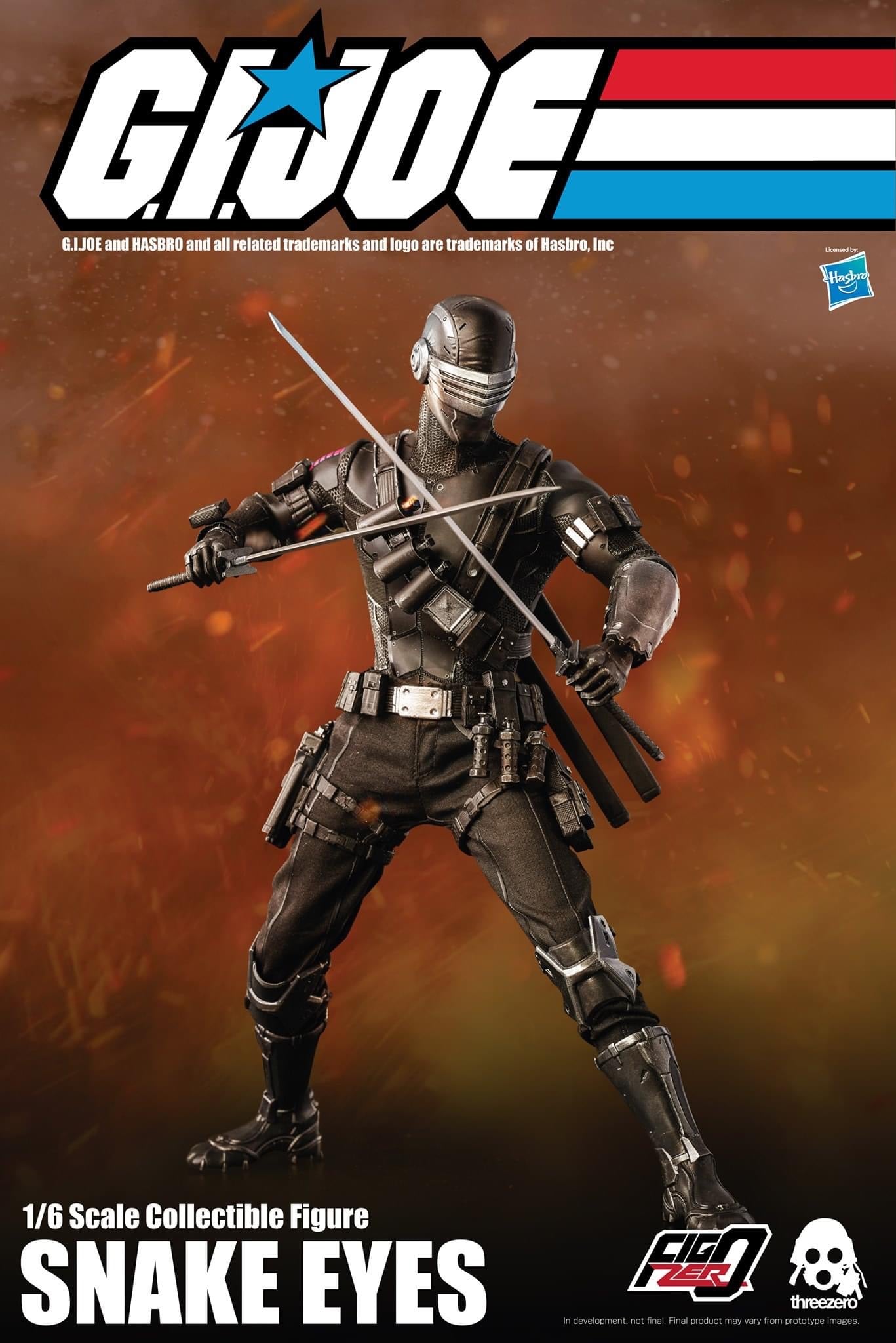 Pedido Figura Snake Eyes - G.I.Joe marca Threezero 3Z0215 escala 1/6 (BACK ORDER)