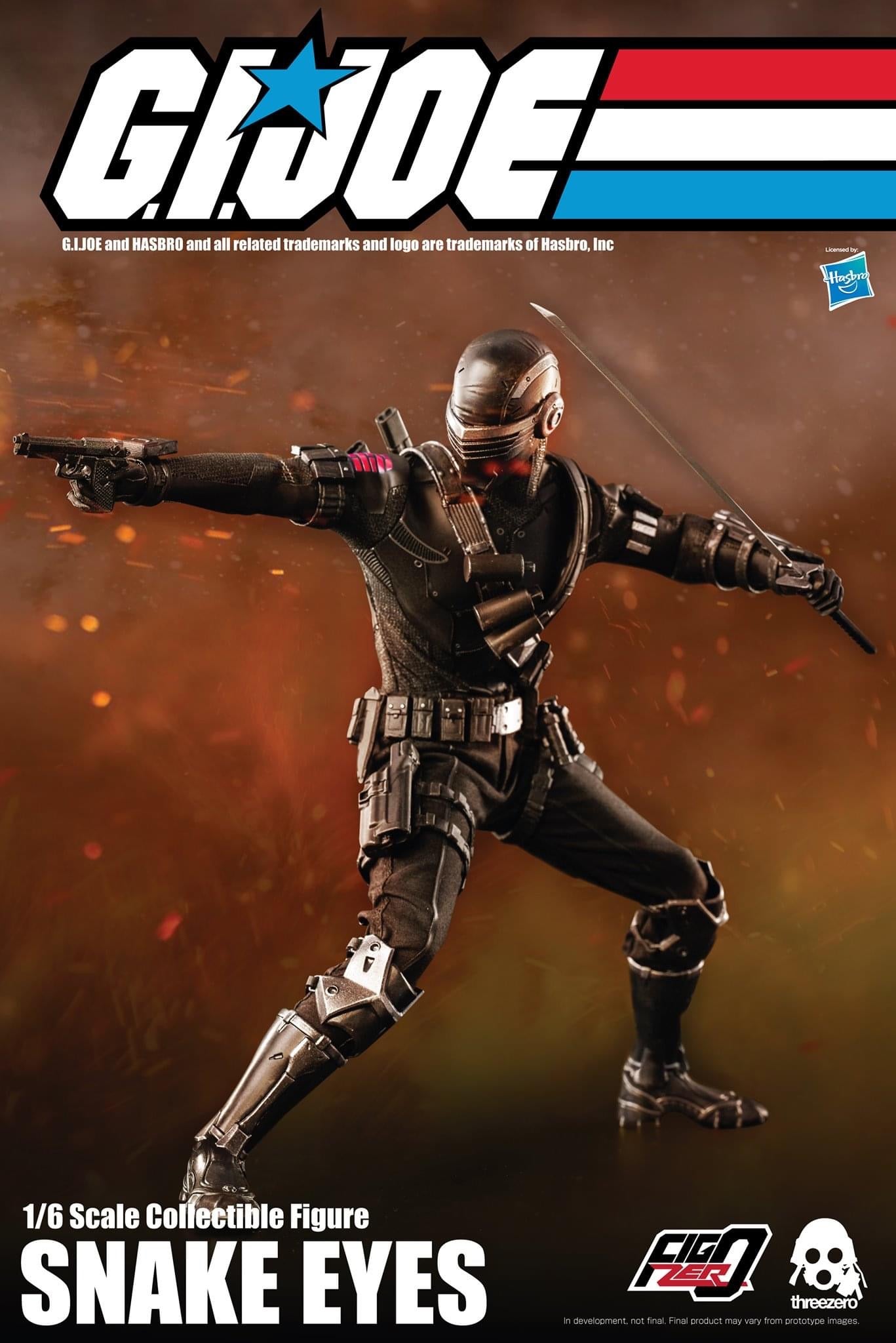 Pedido Figura Snake Eyes - G.I.Joe marca Threezero 3Z0215 escala 1/6 (BACK ORDER)