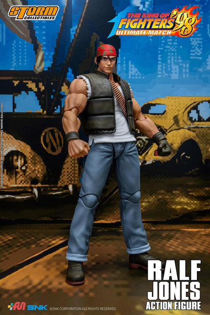 Preventa Figura Ralf Jones - The King of Fighters '98 Unlimited Match marca Storm Collectibles SKKF14 escala pequeña 1/12