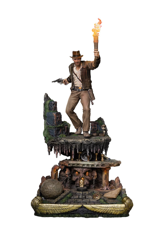 Preventa Estatua Indiana Jones (Deluxe) (Limited Edition) marca Iron Studios escala de arte 1/10