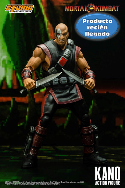 [EN STOCK] Figura Kano - Mortal Kombat marca Storm Collectibles escala 1/12