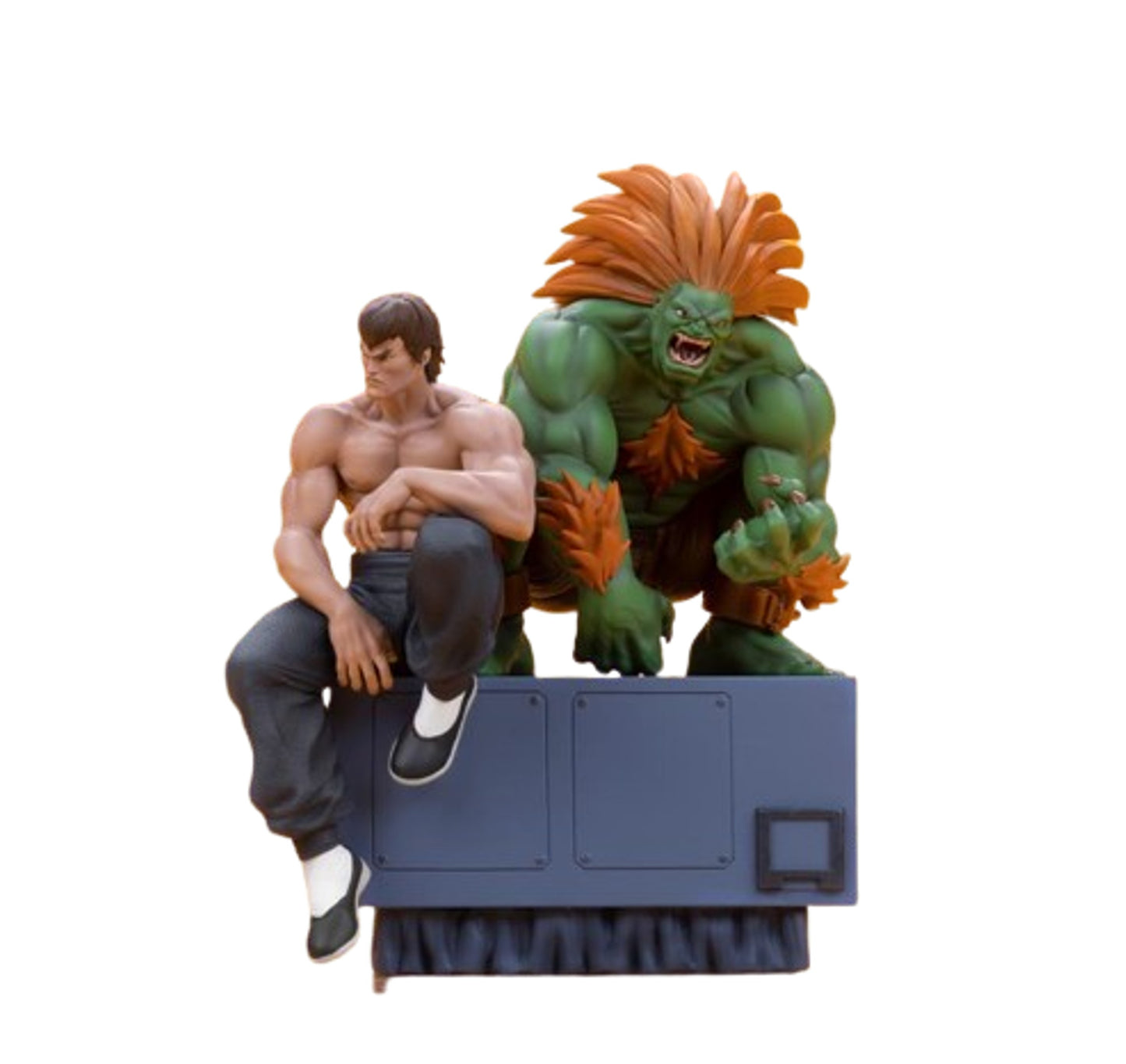 Preventa Set Estatuas Blanka & Fei Long - Street Jam - Street Fighter marca PCS Collectibles escala 1/10