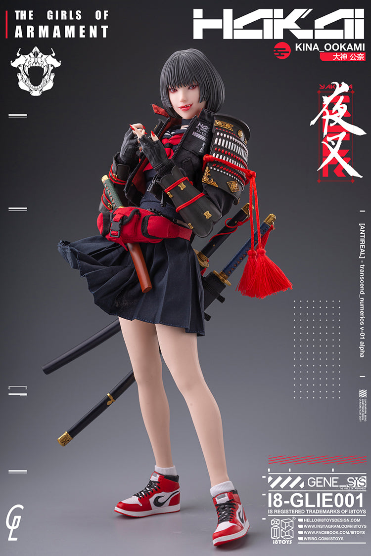 Preventa Figura Kina OOKAMI marca i8 x Gharliera i8-GLIE001 escala 1/6