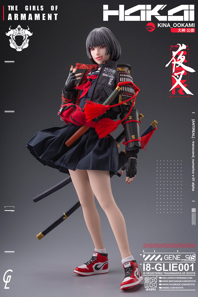 Preventa Figura Kina OOKAMI marca i8 x Gharliera i8-GLIE001 escala 1/6