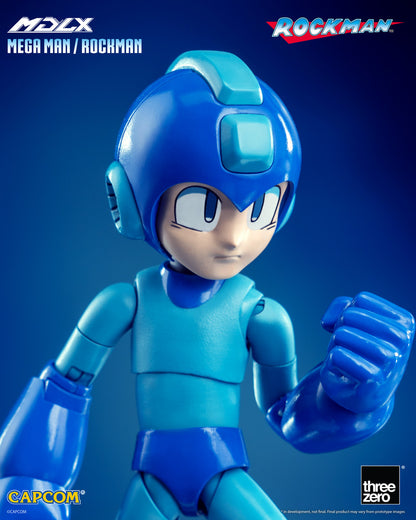 Preventa Figura MDLX Mega Man / Rockman marca Threezero 3Z0572 escala pequeña 1/12