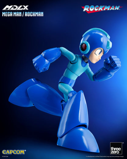 Preventa Figura MDLX Mega Man / Rockman marca Threezero 3Z0572 escala pequeña 1/12