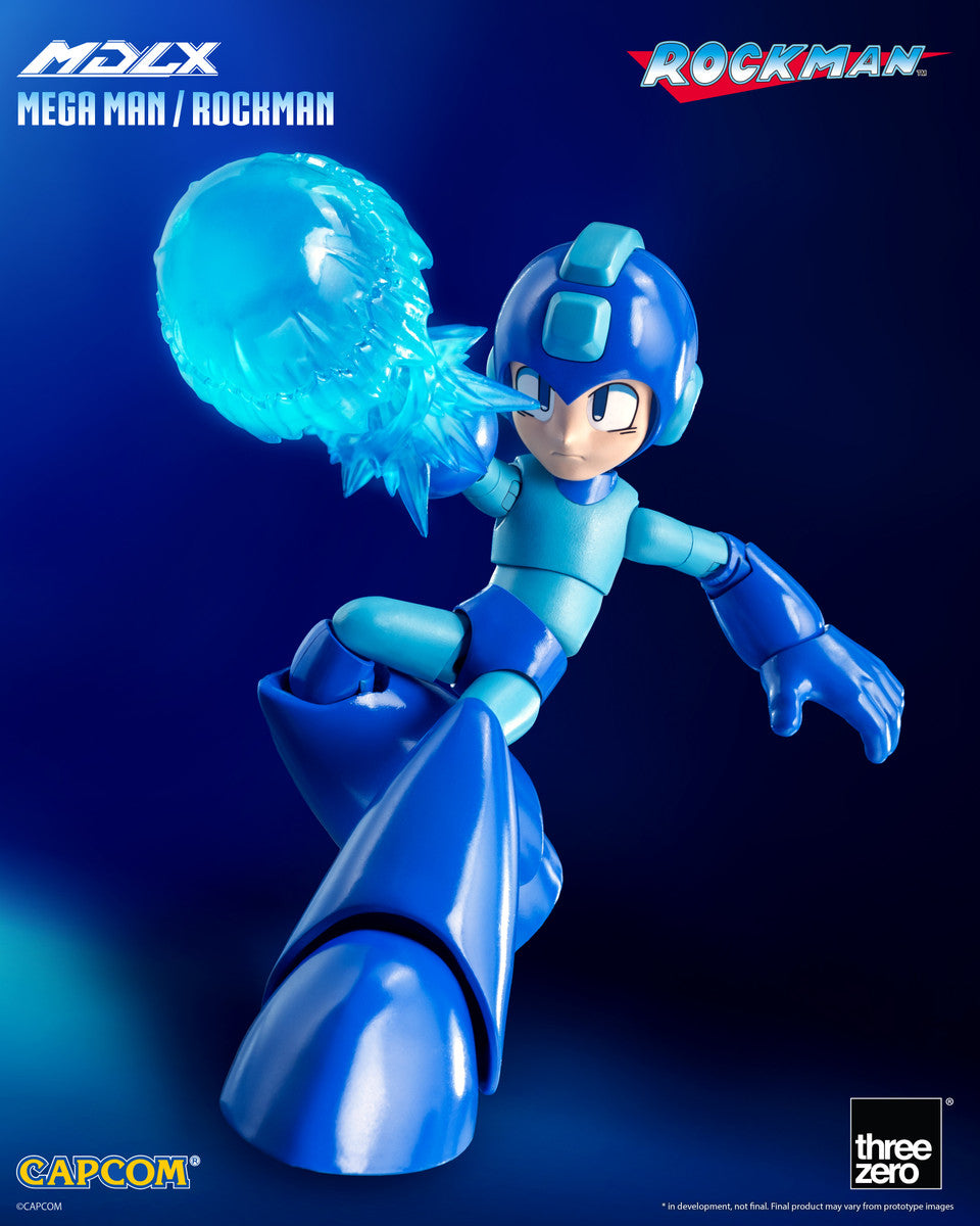 Preventa Figura MDLX Mega Man / Rockman marca Threezero 3Z0572 escala pequeña 1/12