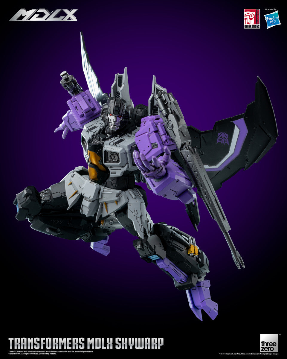 Pedido Figura MDLX Skywarp - Transformers marca Threezero 3Z0663 (20 cm)