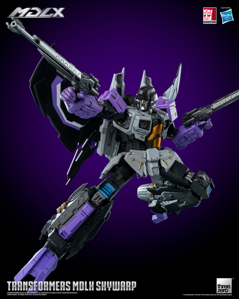 Pedido Figura MDLX Skywarp - Transformers marca Threezero 3Z0663 (20 cm)