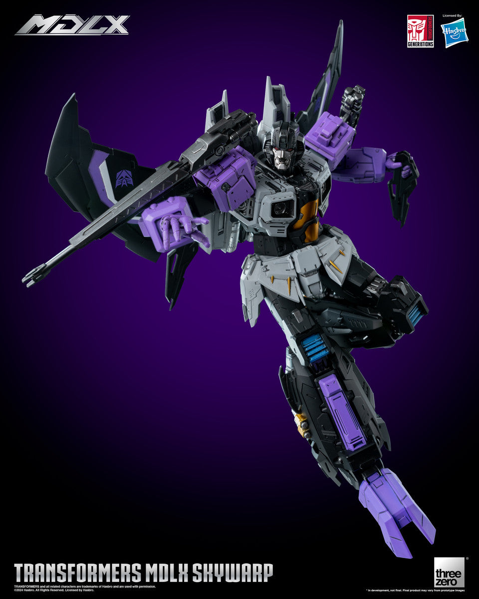 Pedido Figura MDLX Skywarp - Transformers marca Threezero 3Z0663 (20 cm)