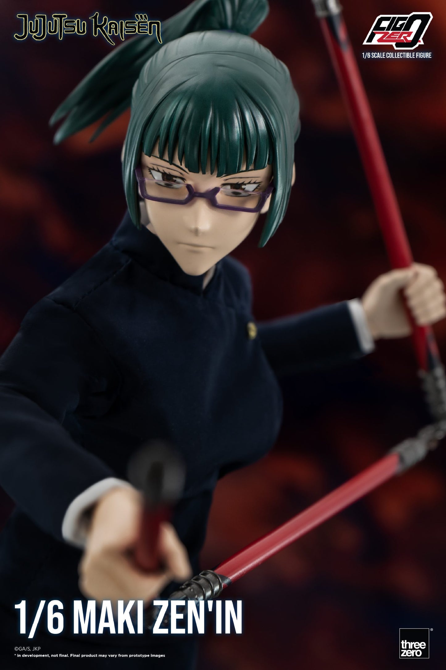 Pedido Figura Maki Zen’in - Jujutsu Kaisen - FigZero marca Threezero 3Z0413 escala 1/6