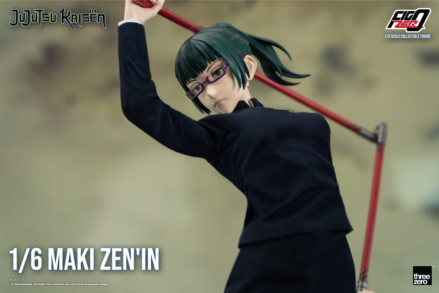 Pedido Figura Maki Zen’in - Jujutsu Kaisen - FigZero marca Threezero 3Z0413 escala 1/6